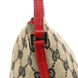 Gucci 039 1103 Beige Red GG Boat Pochette