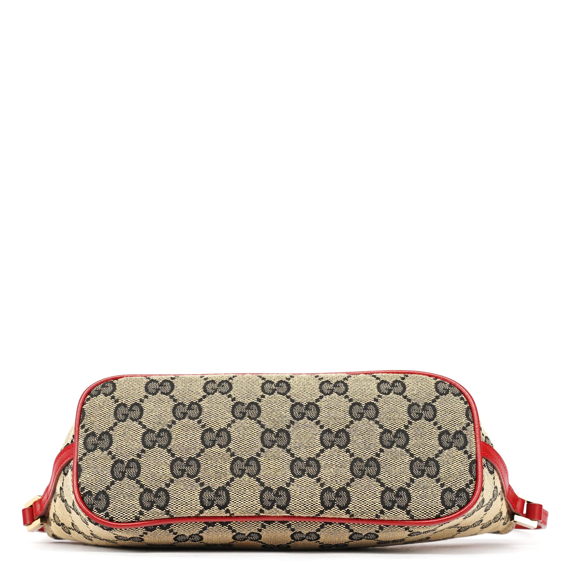 Gucci 039 1103 Beige Red GG Boat Pochette