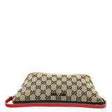 Gucci 039 1103 Beige Red GG Boat Pochette