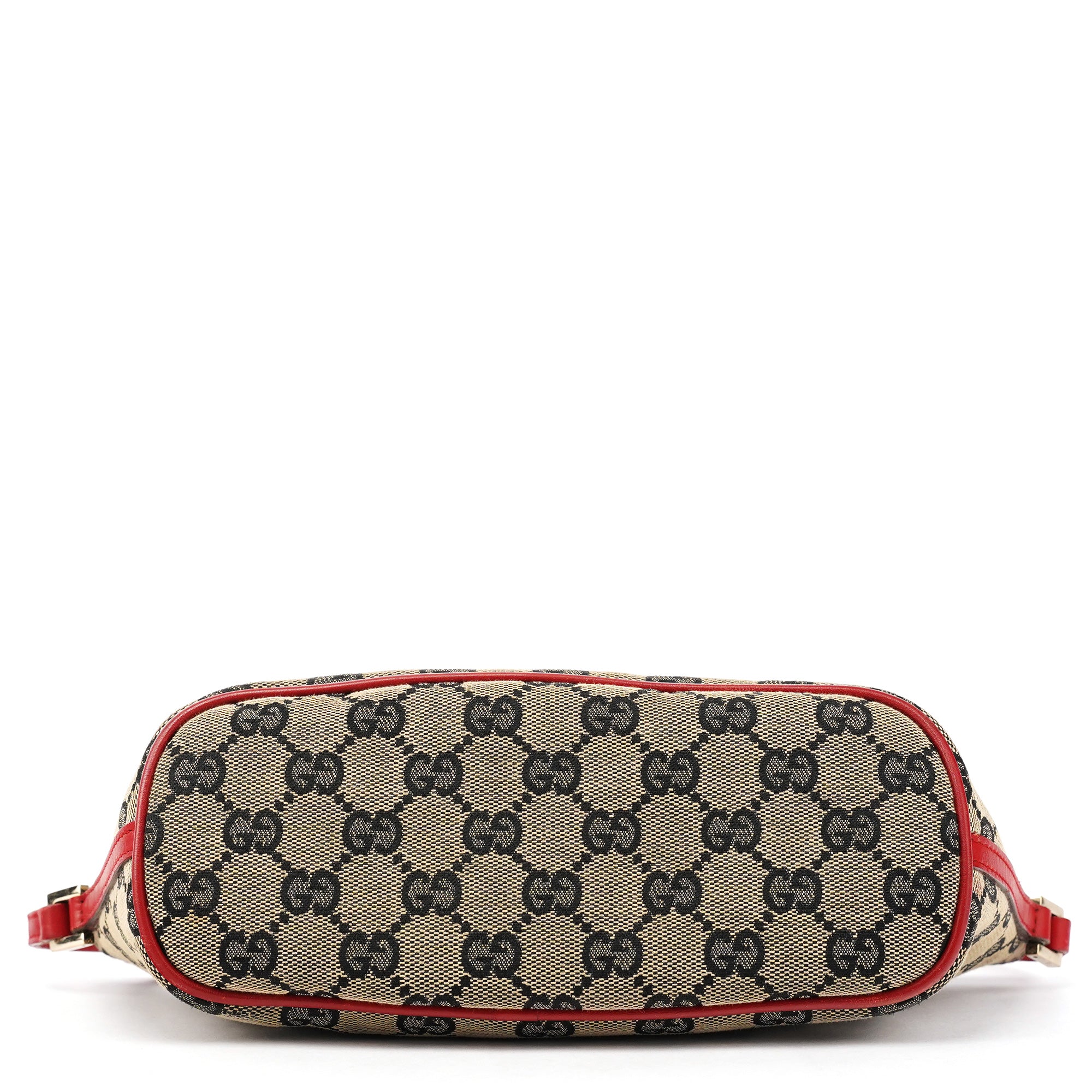 Gucci 039 1103 Beige Red GG Boat Pochette