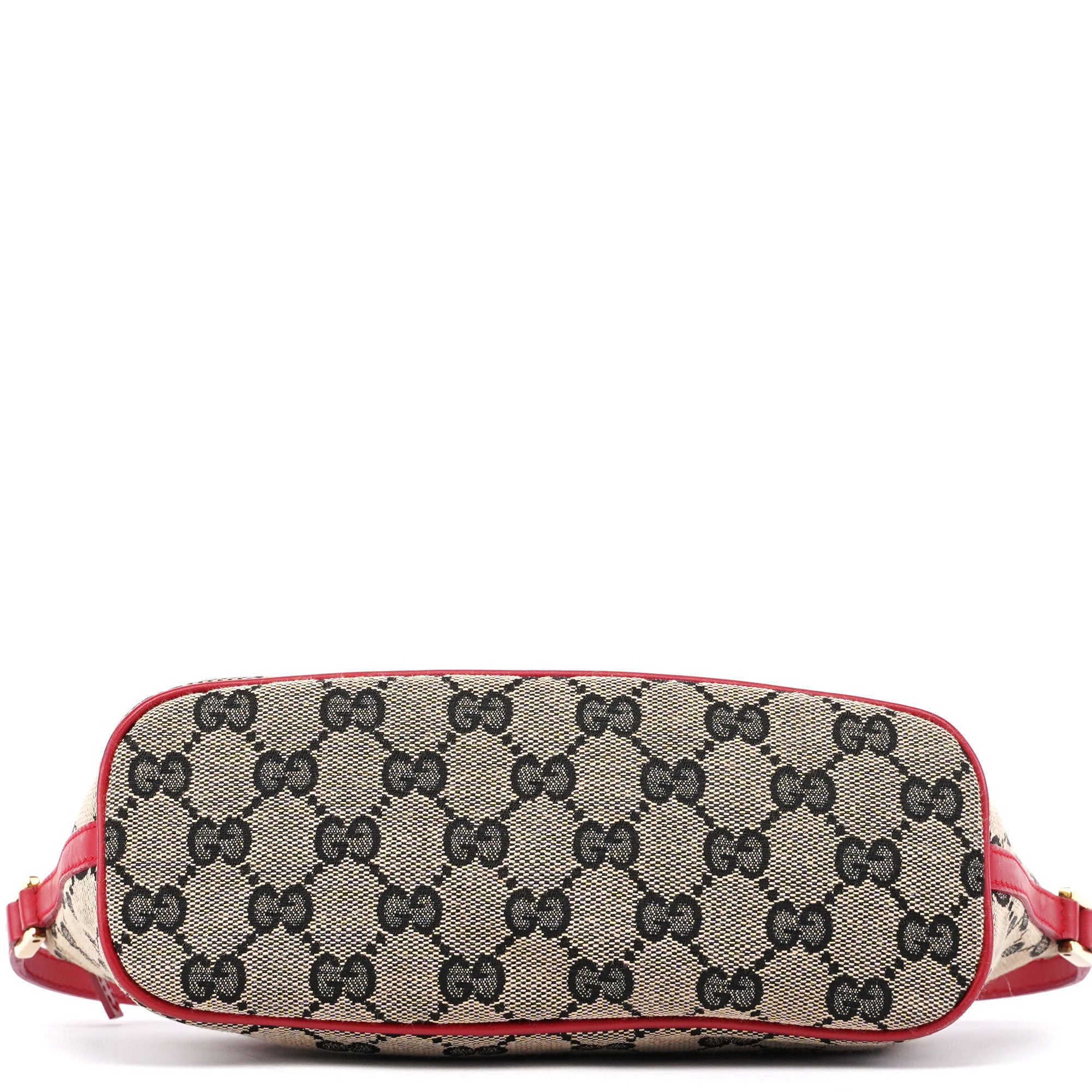 Gucci 039 1103 Beige Red GG Boat Pochette