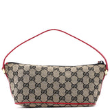 Gucci 039 1103 Beige Red GG Boat Pochette