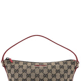 Gucci 039 1103 Beige Red GG Boat Pochette