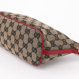 Gucci 039 1103 Beige Red GG Boat Pochette