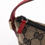 Gucci 039 1103 Beige Red GG Boat Pochette