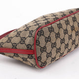 Gucci 039 1103 Beige Red GG Boat Pochette