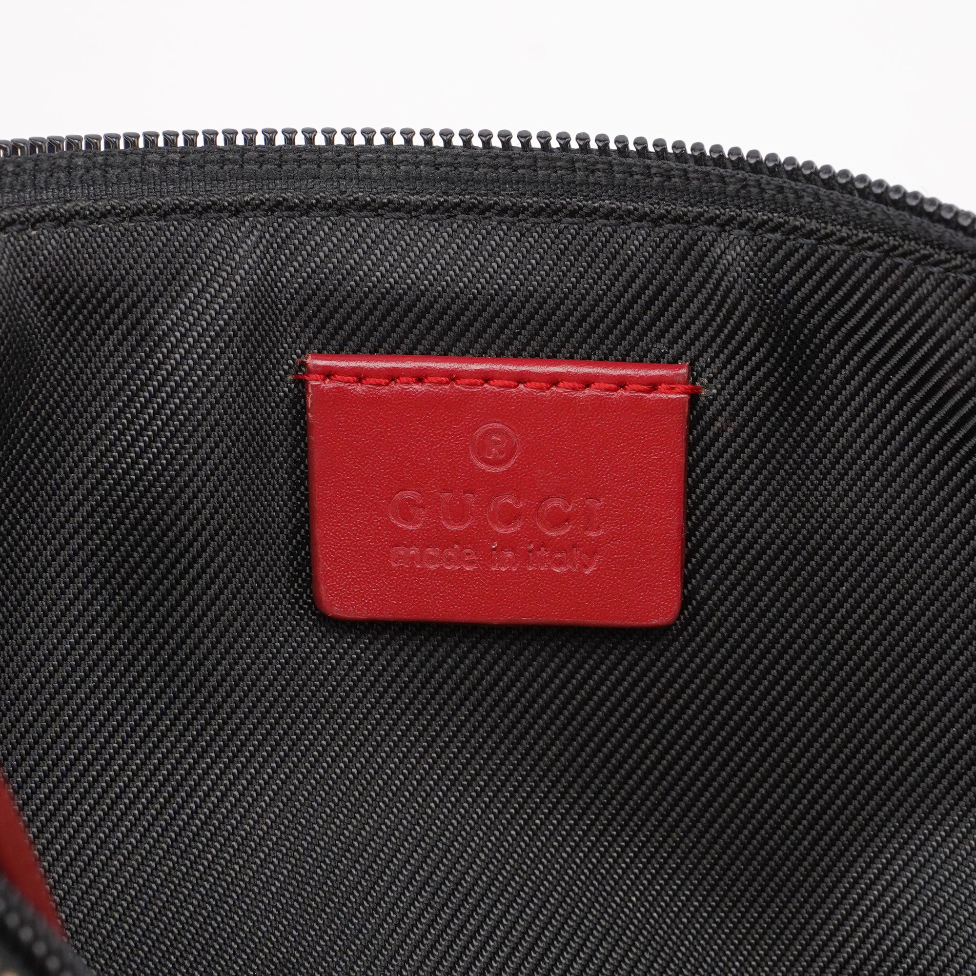 Gucci 039 1103 Beige Red GG Boat Pochette