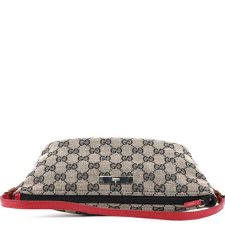 Gucci 039 1103 Beige Red GG Boat Pochette