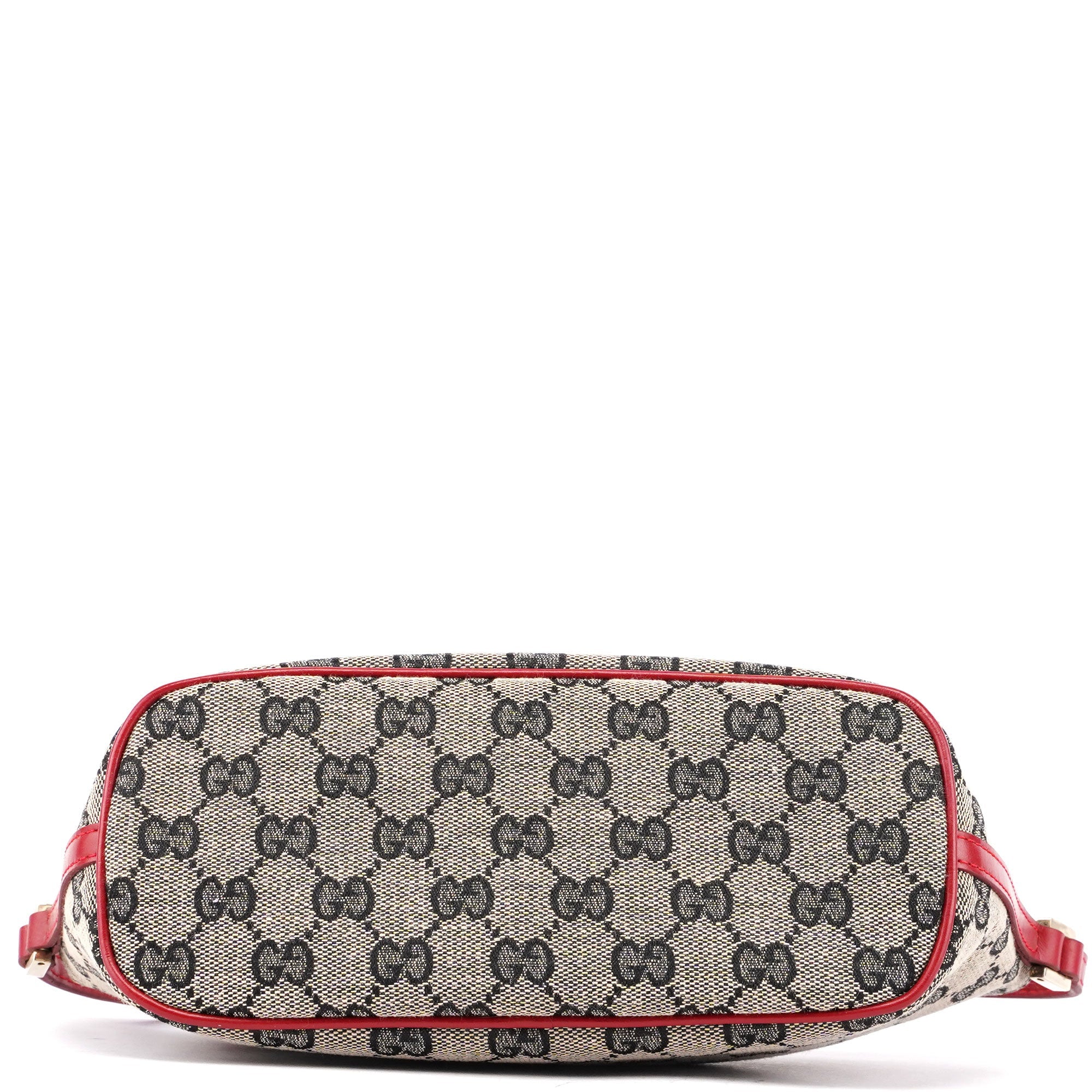 Gucci 039 1103 Beige Red GG Boat Pochette