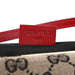 Gucci 039 1103 Beige Red GG Boat Pochette