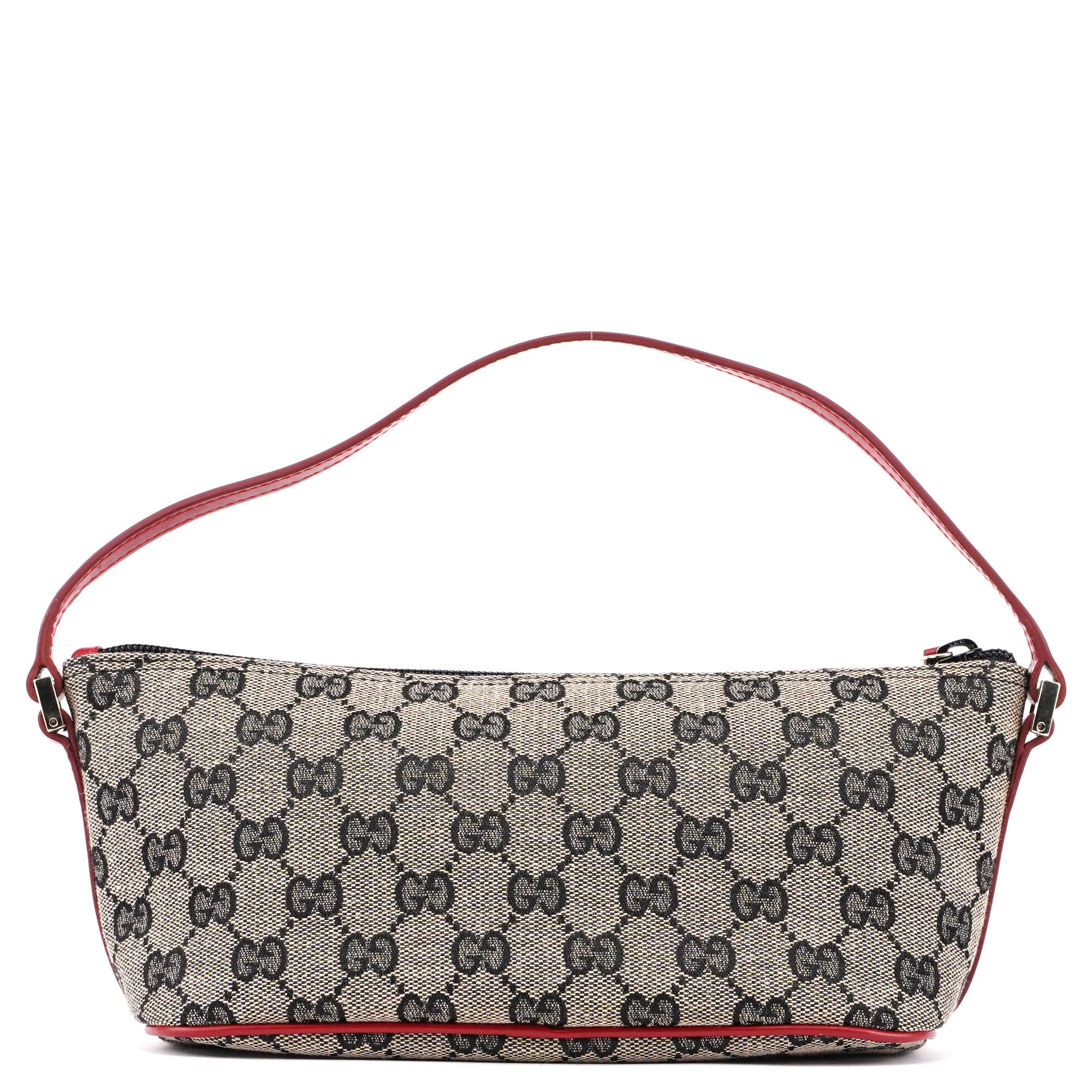 Gucci 039 1103 Beige Red GG Boat Pochette