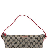 Gucci 039 1103 Beige Red GG Boat Pochette