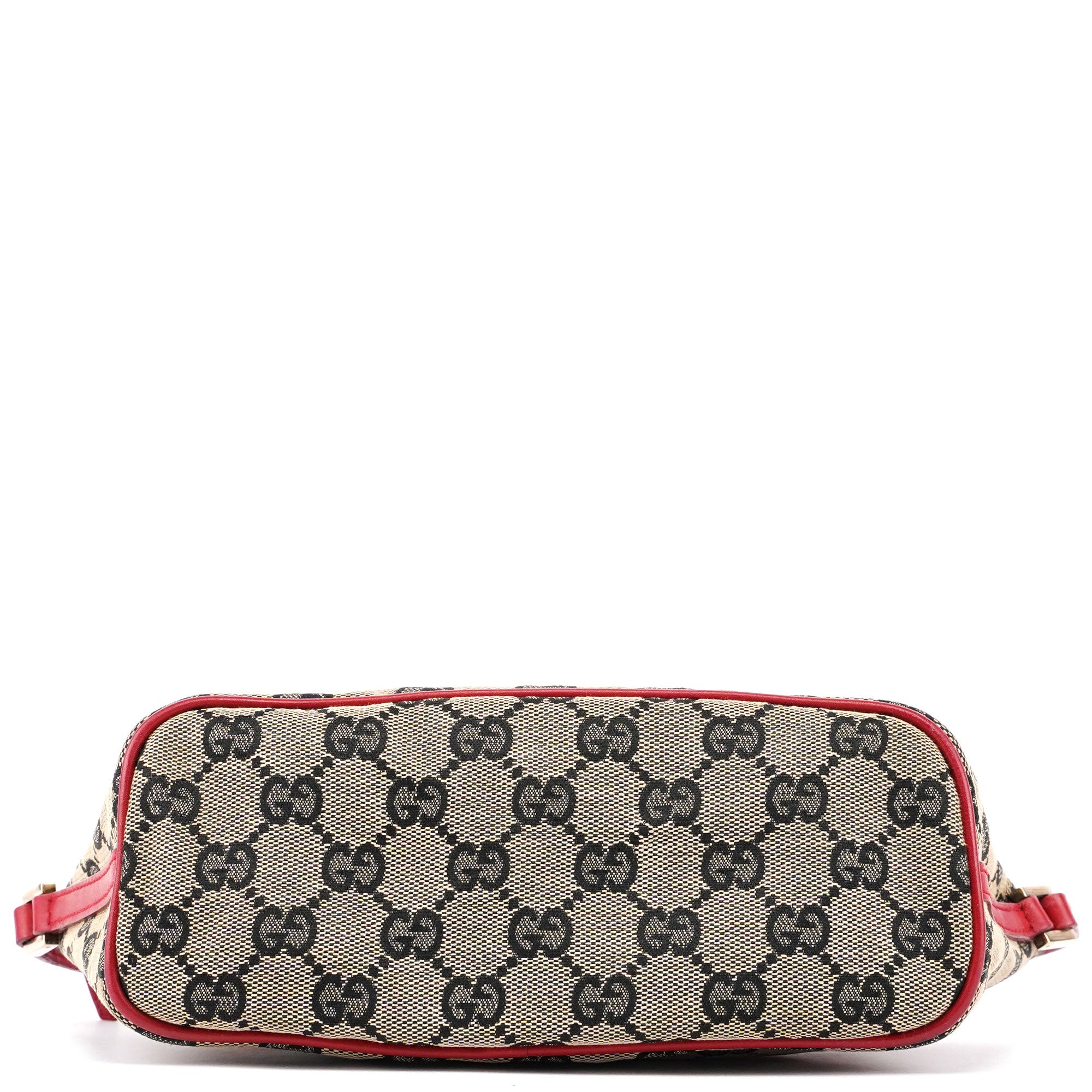 Gucci 039 1103 Beige Red GG Boat Pochette