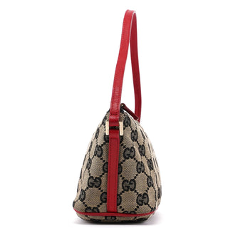 Gucci 039 1103 Beige Red GG Boat Pochette