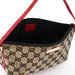 Gucci 039 1103 Beige Red GG Boat Pochette