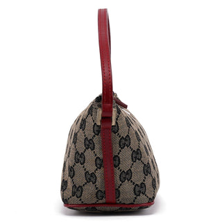 Gucci 039 1103 Beige Red GG Boat Pochette