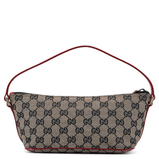 Gucci 039 1103 Beige Red GG Boat Pochette