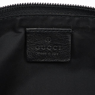 Gucci 039 1103 Black Calfskin Boat Pochette