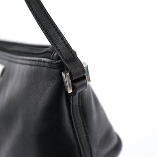 Gucci 039 1103 Black Calfskin Boat Pochette