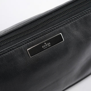 Gucci 039 1103 Black Calfskin Boat Pochette