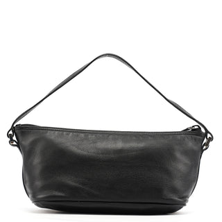 Gucci 039 1103 Black Calfskin Boat Pochette