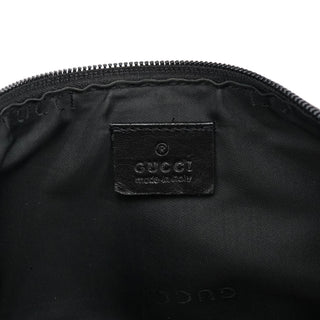 Gucci 039 1103 Black GG Boat Pochette
