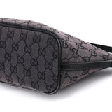 Gucci 039 1103 Black GG Boat Pochette