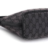Gucci 039 1103 Black GG Boat Pochette