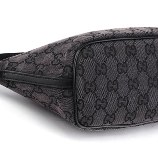 Gucci 039 1103 Black GG Boat Pochette