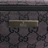 Gucci 039 1103 Black GG Boat Pochette
