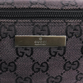 Gucci 039 1103 Black GG Boat Pochette