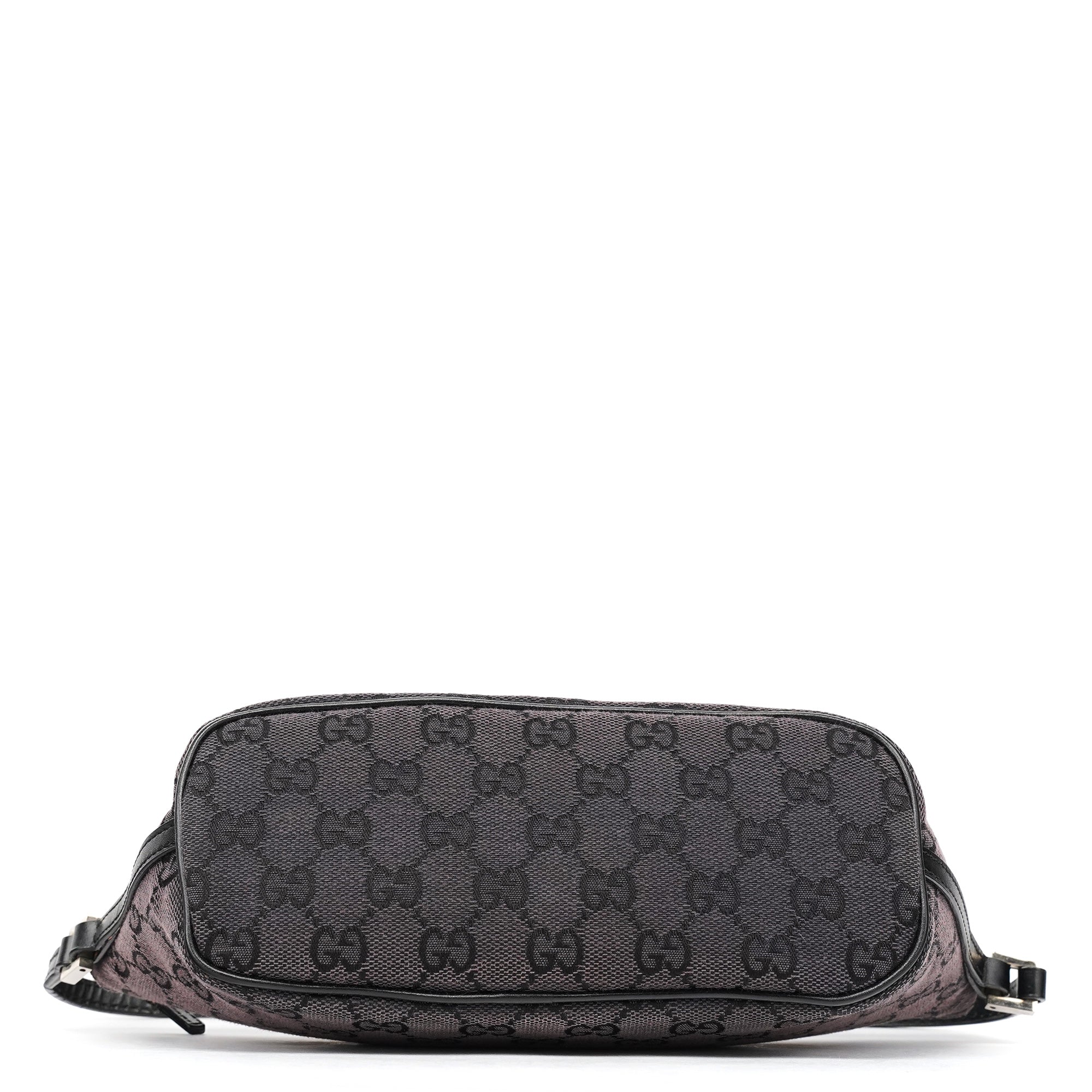 Gucci 039 1103 Black GG Boat Pochette