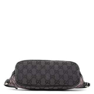 Gucci 039 1103 Black GG Boat Pochette
