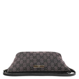 Gucci 039 1103 Black GG Boat Pochette