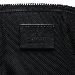 Gucci 039 1103 Black GG Boat Pochette