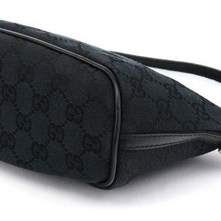 Gucci 039 1103 Black GG Boat Pochette