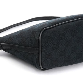 Gucci 039 1103 Black GG Boat Pochette