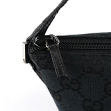 Gucci 039 1103 Black GG Boat Pochette