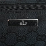 Gucci 039 1103 Black GG Boat Pochette