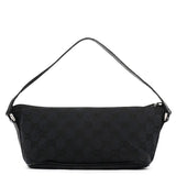 Gucci 039 1103 Black GG Boat Pochette