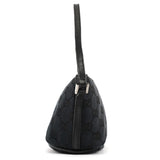 Gucci 039 1103 Black GG Boat Pochette