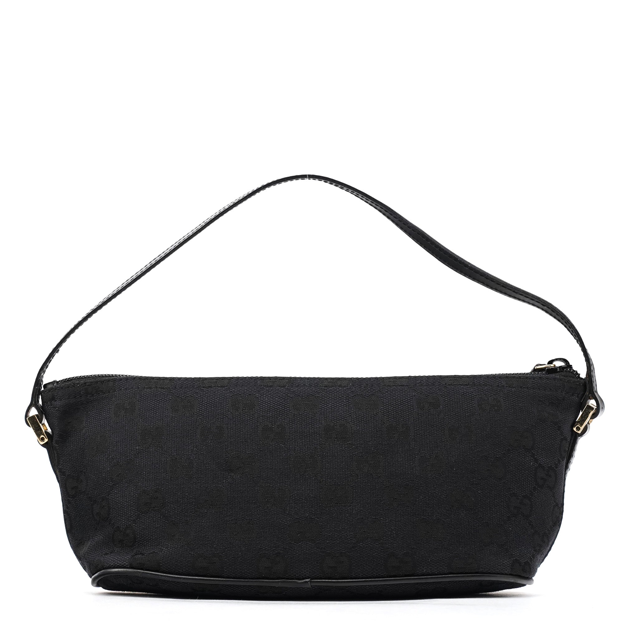 Gucci 039 1103 Black GG Boat Pochette