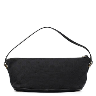 Gucci 039 1103 Black GG Boat Pochette