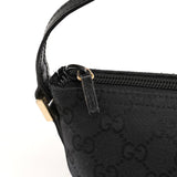 Gucci 039 1103 Black GG Boat Pochette