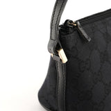 Gucci 039 1103 Black GG Boat Pochette