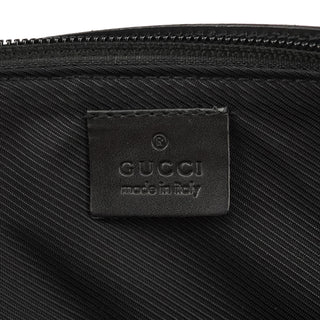Gucci 039 1103 Black GG Boat Pochette