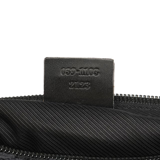 Gucci 039 1103 Black GG Boat Pochette