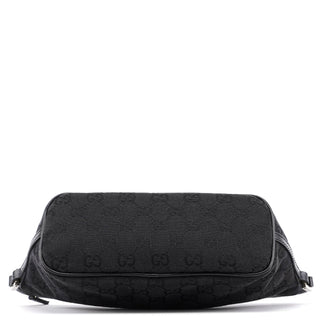 Gucci 039 1103 Black GG Boat Pochette