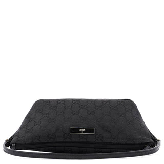 Gucci 039 1103 Black GG Boat Pochette