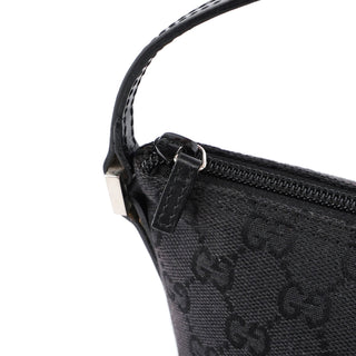 Gucci 039 1103 Black GG Boat Pochette